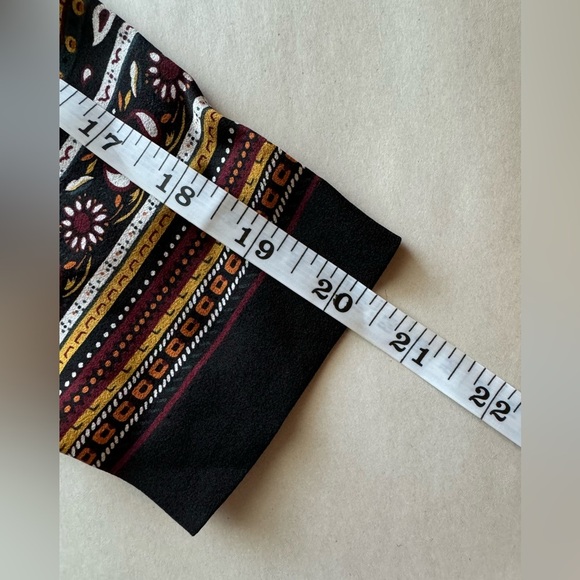 A.L.C Woman's Vicky 100% Silk Boho Asymmetrical Long Sleeve Mini Dress, Size 0 - Picture 6 of 9